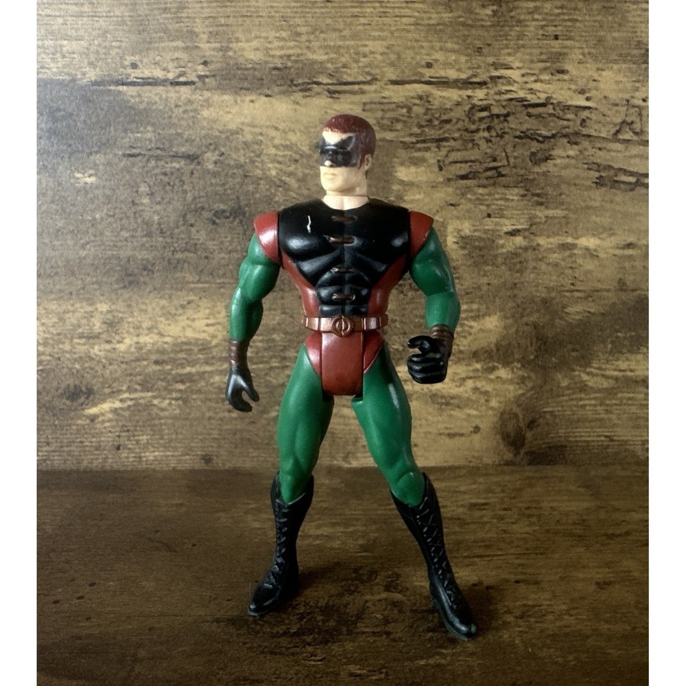 Vintage DC Batman & Robin  Super Powers Robin Action Figure 1995 Kenner 5"  Toy